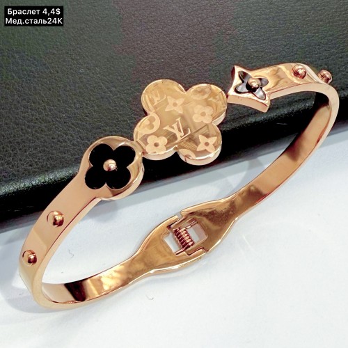 Браслет мед.сталь24К 10388